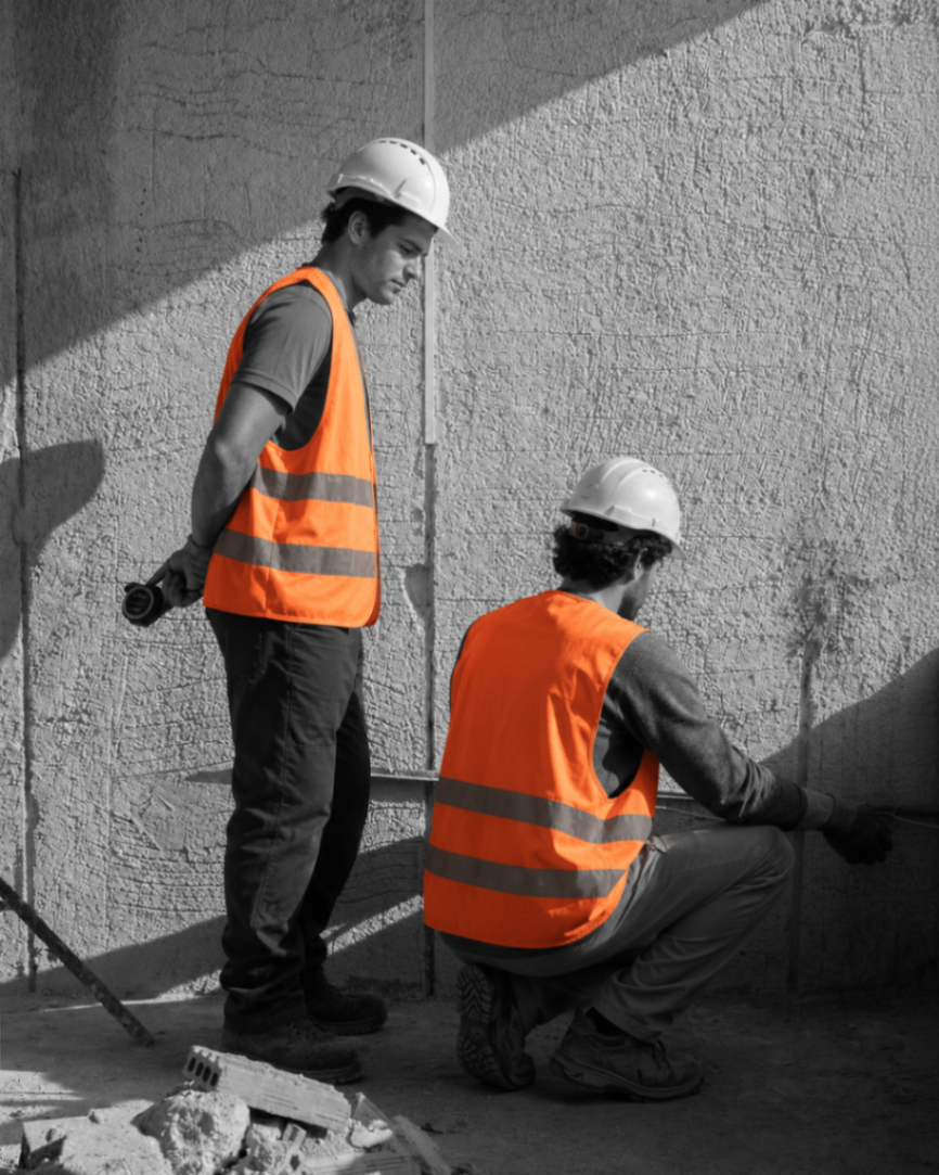Council-managed public works site in Melbourne